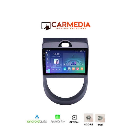 Carmedia Ηχοσύστημα Αυτοκινήτου για Kia Soul 2008-2013 (Bluetooth/USB/WiFi/GPS/Apple-Carplay/Android-Auto) με Οθόνη Αφής 12.3"