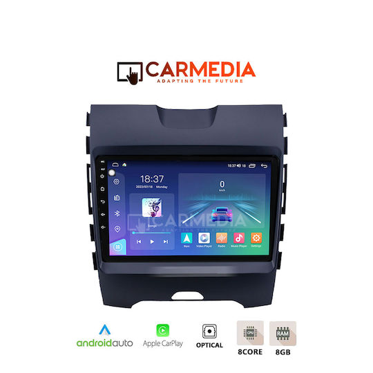 Carmedia Car Audio System for Ford Edge 2015 (Bluetooth/USB/WiFi/GPS/Apple-Carplay/Android-Auto) with Touch Screen 12.3"