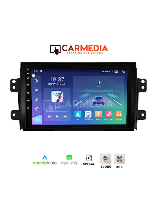 Carmedia Автомобилна Аудио Система (Блутут/USB/WiFi/GPS/Apple-Carplay/Android-Auto) с Тъчскрийн 12.3"