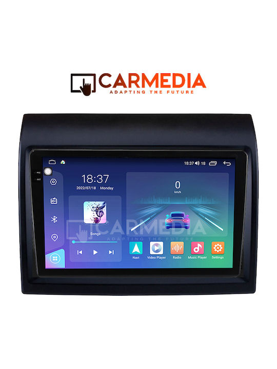 Carmedia Car Audio System for Peugeot Boxer Fiat Ducato Citroen Jumper 2006-2021 (Bluetooth/USB/WiFi/GPS/Apple-Carplay/Android-Auto) with Touch Screen 12.3"
