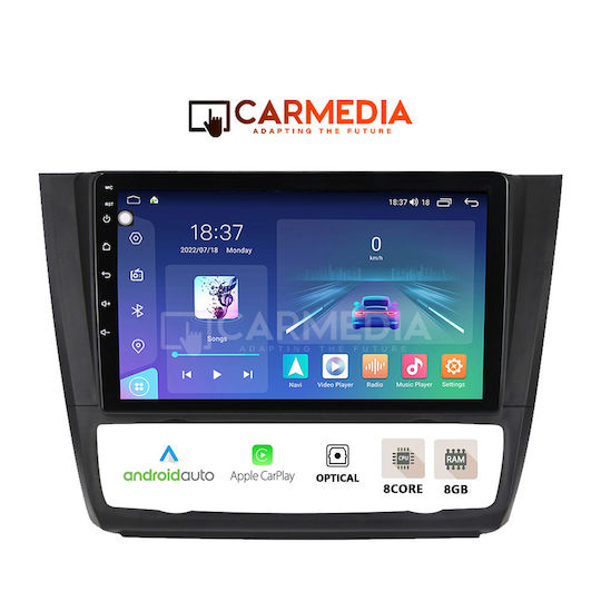 Carmedia Sistem Audio Auto pentru BMW Magazin online 2004-2013 (Bluetooth/USB/WiFi/GPS/Apple-Carplay/Android-Auto) cu Ecran Tactil 12.3"