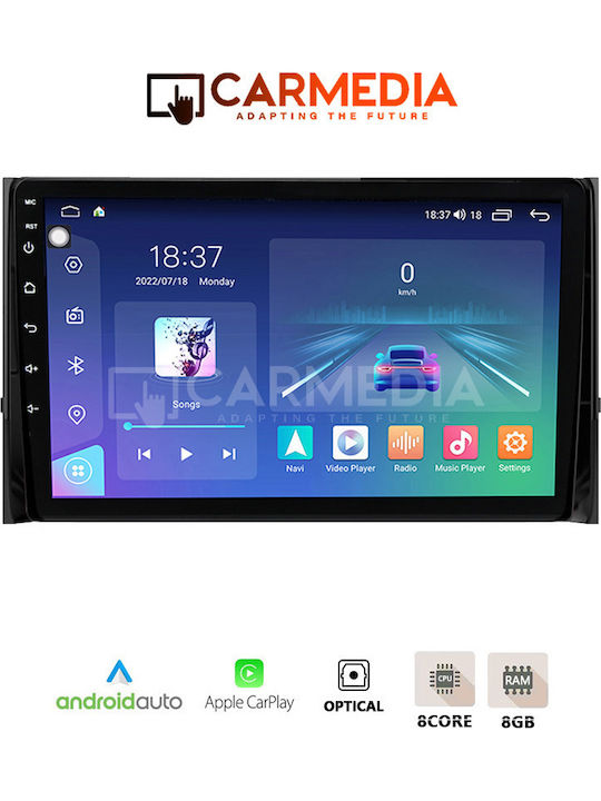 Carmedia Car Audio System for Skoda Karoq / Kodiaq 2017+ (Bluetooth/USB/WiFi/GPS/Apple-Carplay/Android-Auto) with Touch Screen 12.3"