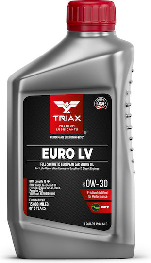 Triax Euro LV Λάδι Αυτοκινήτου 0W-30 0.946lt