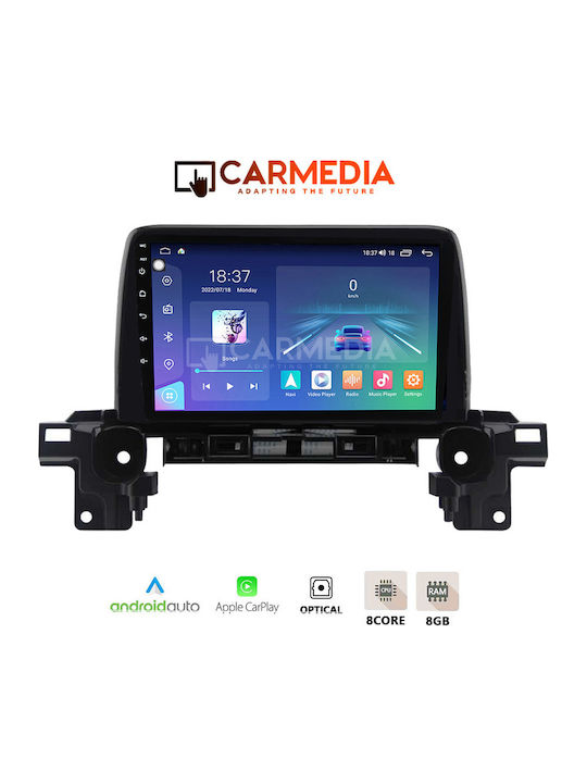 Carmedia Car Audio System for Mazda CX-5 2017 (Bluetooth/USB/WiFi/GPS/Apple-Carplay/Android-Auto) with Touch Screen 12.3"