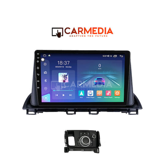 Carmedia Car Audio System for Mazda CX-4 2014 (Bluetooth/USB/WiFi/GPS/Apple-Carplay/Android-Auto) with Touch Screen 12.3"