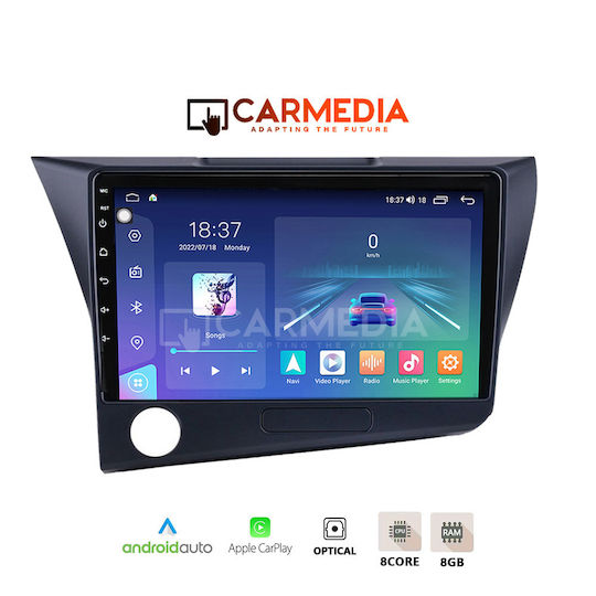 Carmedia Ηχοσύστημα Αυτοκινήτου για Honda CR-Z 2010-2016 (Bluetooth/USB/WiFi/GPS/Apple-Carplay/Android-Auto) με Οθόνη Αφής 12.3"