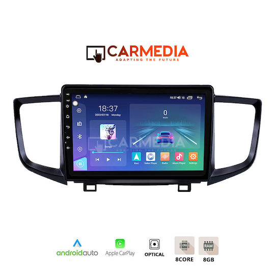 Carmedia Car Audio System for Honda Pilot 2016-2019 (Bluetooth/USB/WiFi/GPS/Apple-Carplay/Android-Auto) with Touch Screen 12.3"