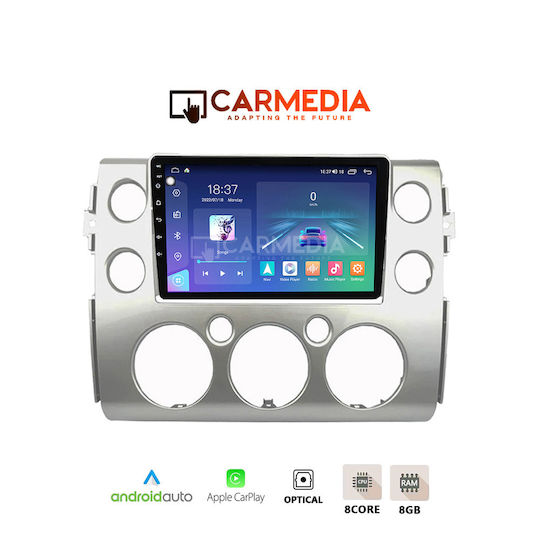 Carmedia Car Audio System for Toyota FJ 2007-2013 (Bluetooth/USB/WiFi/GPS/Apple-Carplay/Android-Auto) with Touch Screen 12.3"