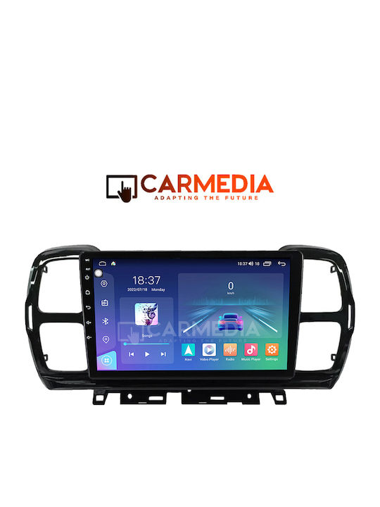 Carmedia Car Audio System for Citroen C5 Aircross 2017-2021 (Bluetooth/USB/WiFi/GPS/Apple-Carplay/Android-Auto) with Touch Screen 12.3"