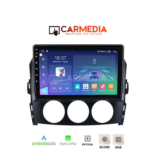 Carmedia Car Audio System for Mazda MX-5 2005-2015 (Bluetooth/USB/WiFi/GPS/Apple-Carplay/Android-Auto) with Touch Screen 12.3"