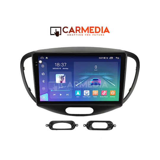 Carmedia Car Audio System for Hyundai i10 2008-2013 (Bluetooth/USB/WiFi/GPS/Apple-Carplay/Android-Auto) with Touch Screen 12.3"