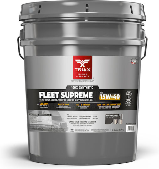 Triax Fleet Supreme ESP Sintetic Ulei Auto 15W-40 18.92lt TRX1079