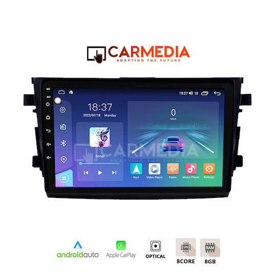 Carmedia Ηχοσύστημα Αυτοκινήτου για Suzuki Celerio 2015 (Bluetooth/USB/WiFi/GPS/Apple-Carplay/Android-Auto) με Οθόνη Αφής 12.3"