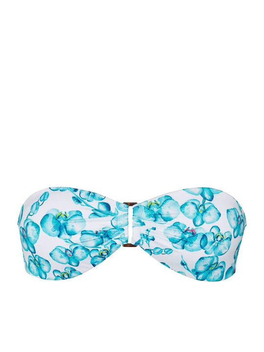 Strapless Bikini Top Λευκό