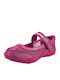 Παιδικές Μπαλαρίνες mit Bügel- und Schleifenverschluss Leder Rosa