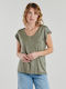 Damen T-Shirt Khaki