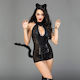 Σετ Σέξι Γυναικεία Στολή Aγριόγατας – Hot Wildcat Costume One Size