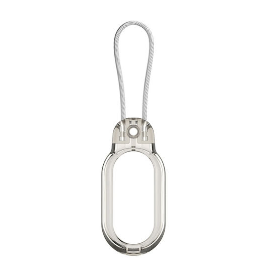 Case Computer Samsung Galaxy SmartTag2 Loss Prevention Security Cable Lock Transparent Grey