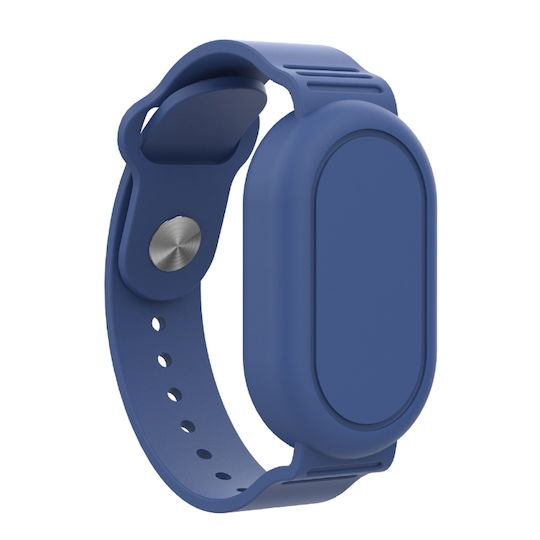 Wrist case Silicone for SmartTag2 in Blue color
