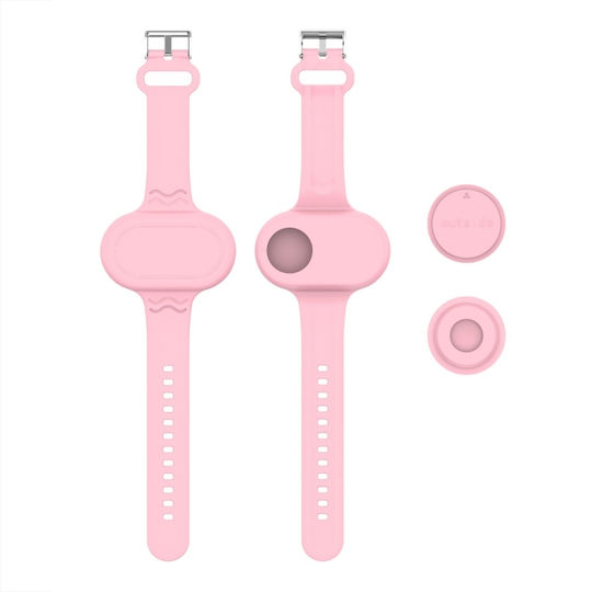 Wrist case Silicone for SmartTag2 in Pink color