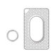 Protective Cover for Portable Card TPU Samsung Galaxy SmartTag2 Anti-lost Device Transparent