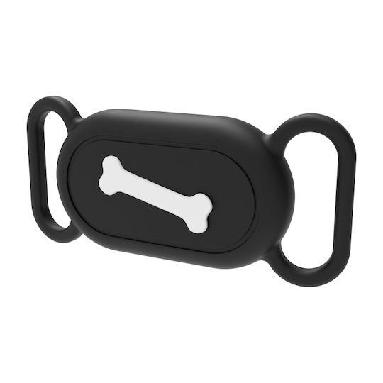 Waterproof Protective Silicone Case Samsung Galaxy SmartTag 2 Pet Life Black Bone