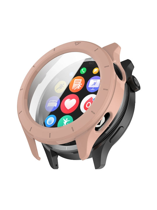 Schützende Tragbare Hülle Integrierte Folie Xiaomi Watch S4 Watch S4 Rosa Kirsche