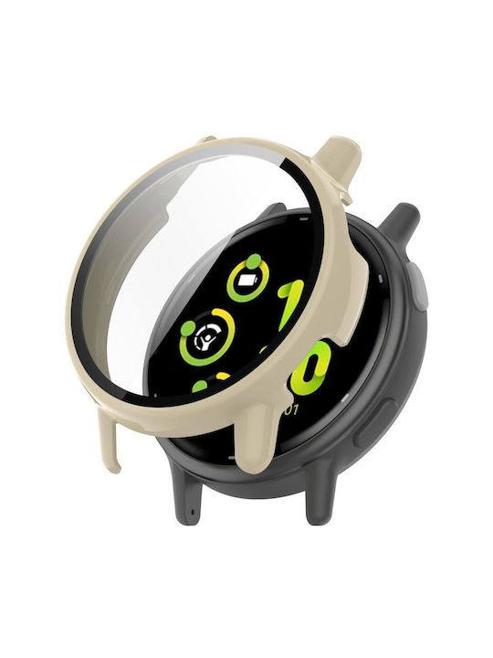 xDfind Plastic Case with Glass in White color for Garmin Vivoactive 5
