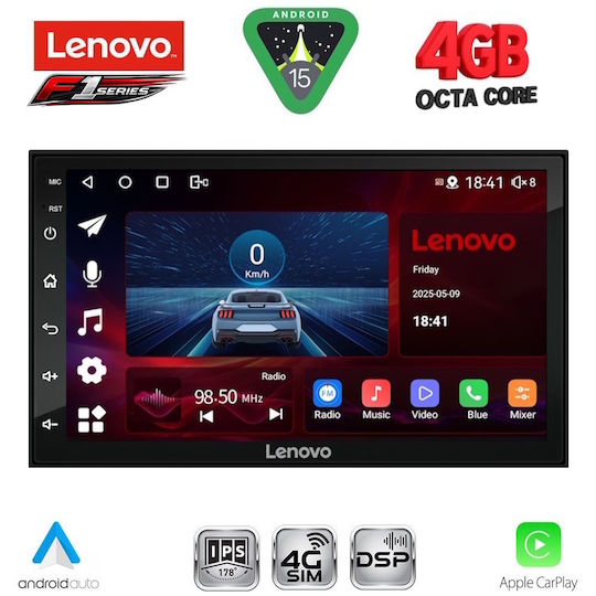 Car Audio System 2004-2008 (Bluetooth/USB/WiFi/GPS/Apple CarPlay/Android Auto) with 7" Touch Screen