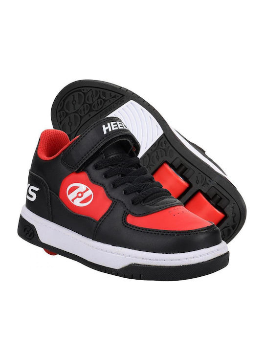 Παιδικά Sneakers με Ροδάκια Μαύρα
