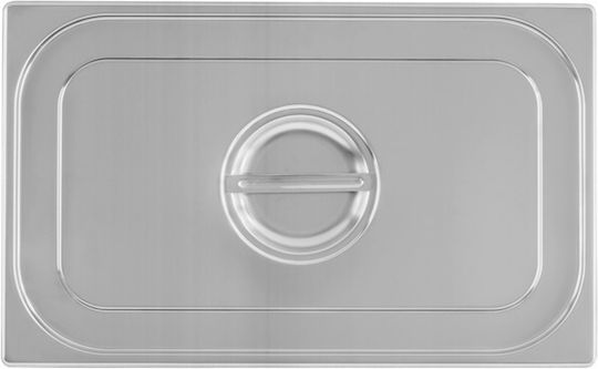 Capac Tăvi Gastronorm Din Oțel Inoxidabil Raki GN 2/4 530x162mm