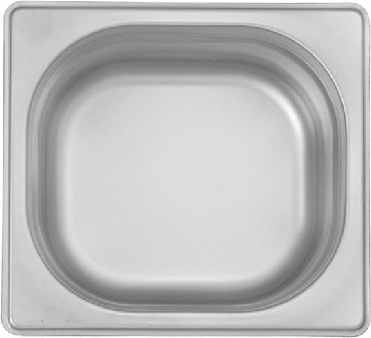 Tavă Gastronorm Ozti Din Oțel Inoxidabil Gn 1/6 200x176x162mm 2.8lt