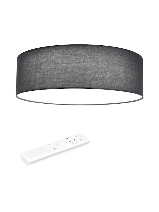 Navaris Deckenleuchte Gray mit Integrierter LED und Fernbedienung