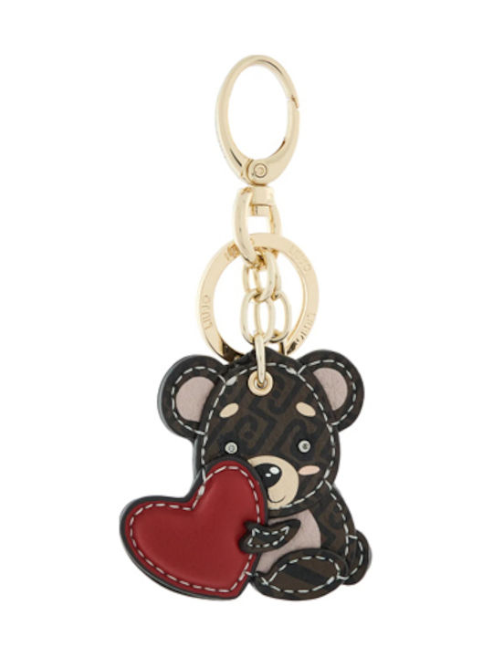 Liu-jo Bear Key Holder Women Brown Red Aa6125-e1118-08447 Liu-jo Bear Key Holder Women Brown Red Aa6125-e1118-08447