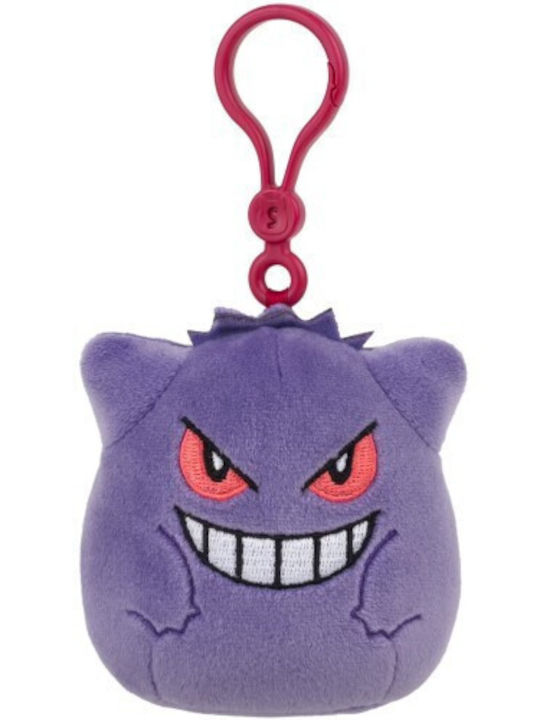 Jazwares Squishmallows Pokemon Λούτρινα Μπρελόκ W1 Gengar 9 Εκ Jwsq0445