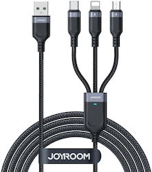Cablu Usb A USB la micro USB / Lightning 0.3m Cablu Usb A USB la micro USB / Lightning 0.3m