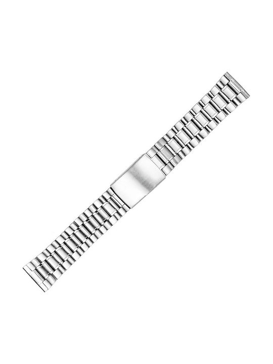 KOSTELO Μεταλλικό Μπρασελέ Ασημί 22mm