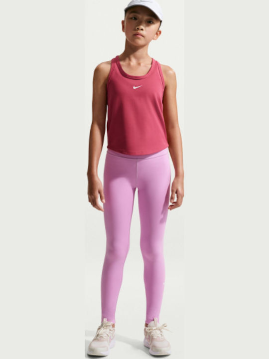 Nike Kinder Leggings Sport Lang Dri-Fit Rosa