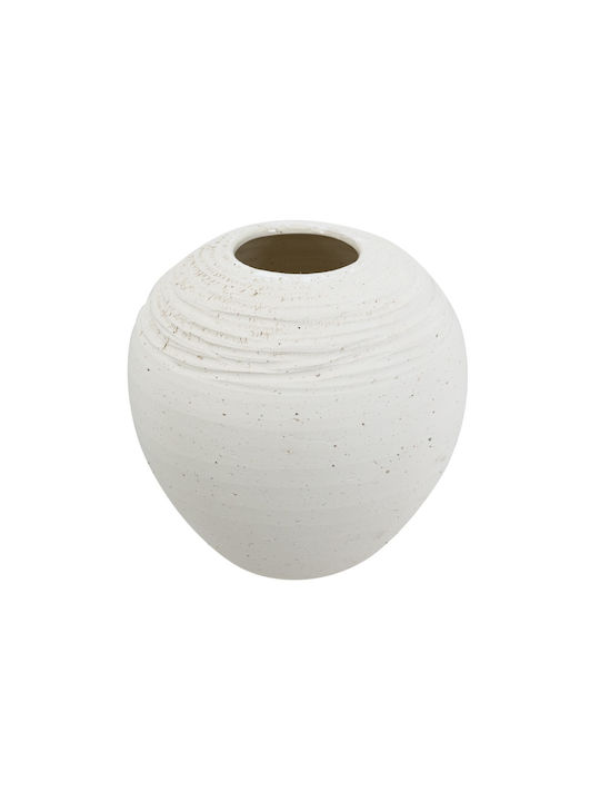 Artekko Decorative Vase White 23.2x22.2x23.2cm