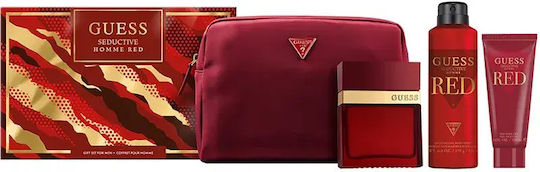 Guess Seductive Homme Herren Set mit Eau de Parfum und Duschgel