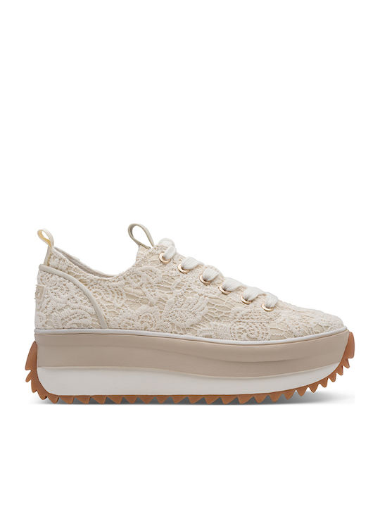 Sneakers Ivory Macramee