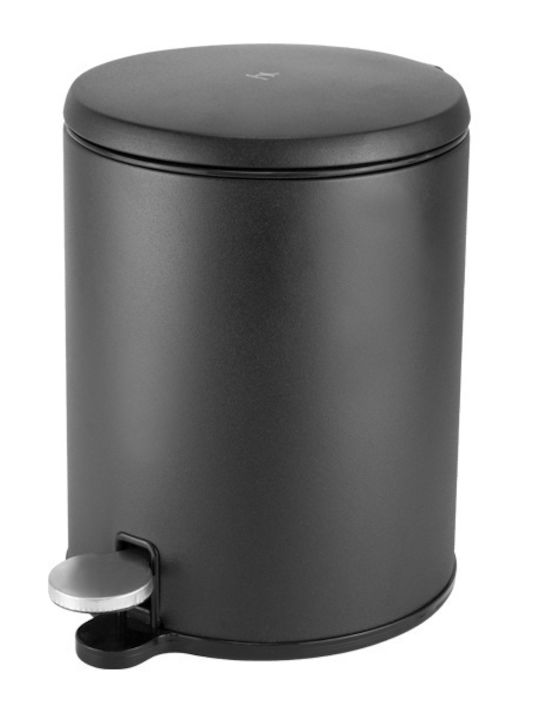 Raki Cigo Inox Καλαθάκι Μπάνιου 6lt Γκρι
