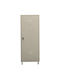 Einzeltür Metallischer Galvanisierter Außenschrank mit Verriegelungsfunktion 190x50x40cm