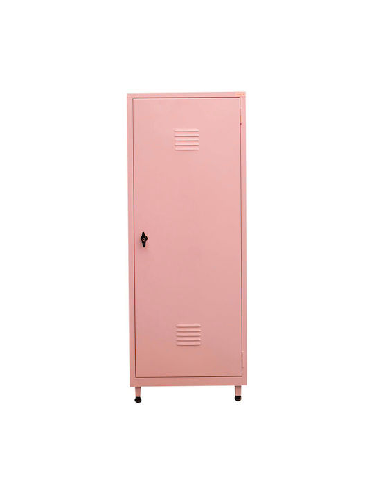 Single-leaf Metallic Gavanized Outdoor Storage Cabinet with Locking Capability 190x50x40 cm