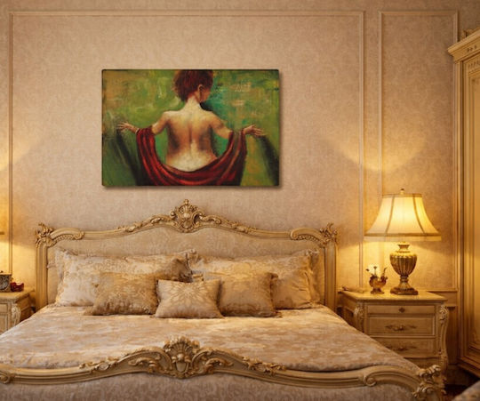 Πίνακας Καμβά Lady 90x60cm Galifas 906019 Galifas