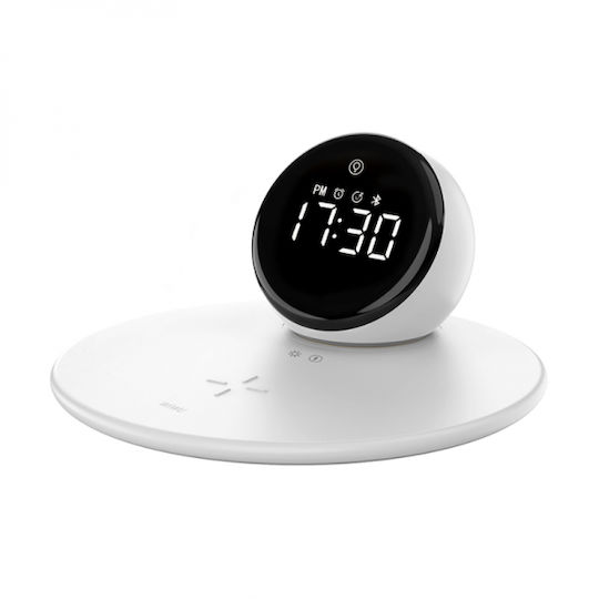 Wiwu Ασύρματος Φορτιστής (Qi Pad) 15W Λευκός (W017)