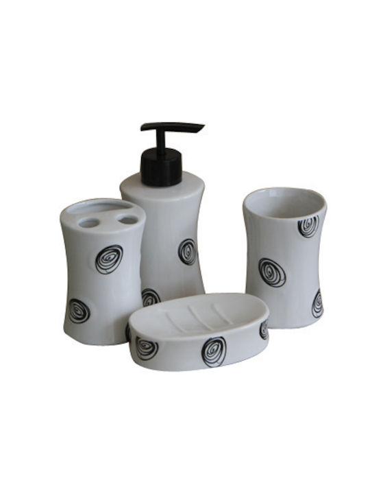 Raki Set Accesorii Pentru Baie Din Porțelan