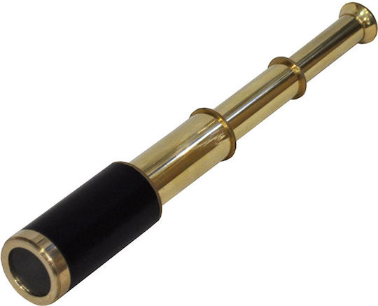 Decorative Metallic Telescope Gold Black 25.5cm Pol 5231006