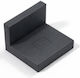 Hard Plast Γωνία Ραφιού από Πλαστικό σε Γκρι Χρώμα 40x35mm 162-7006#GRAFI