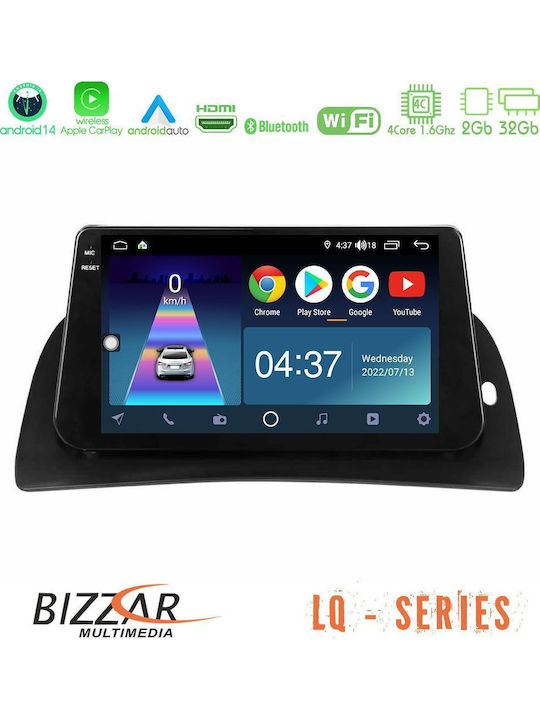 Bizzar Car Audio System for Renault Kangoo 2015-2018 (Bluetooth/USB/WiFi/GPS/Apple-Carplay/Android-Auto) with Touch Screen 9"